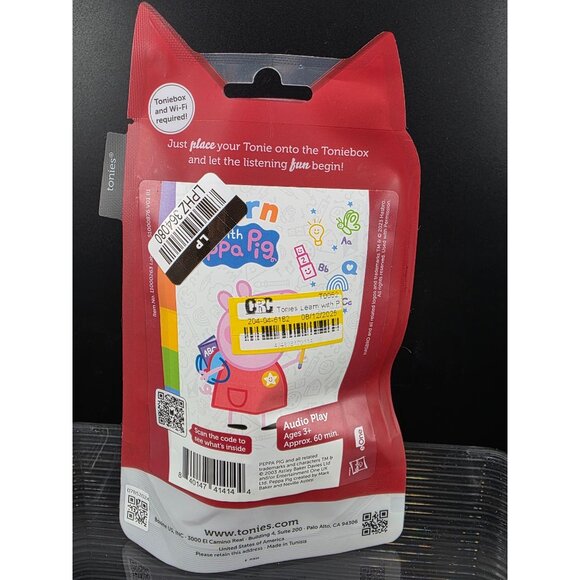 Tonies Peppa Pig Learn with Peppa Audio Figure for Toniebox Storytelling Toy - Picture 4 of 5